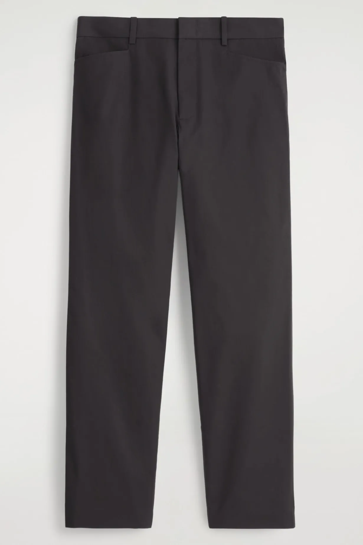 HOSE AUS BAUMWOLLE MIT GERADEM BEIN