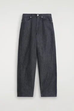 HOSE AUS DENIM MIT BARREL-BEIN