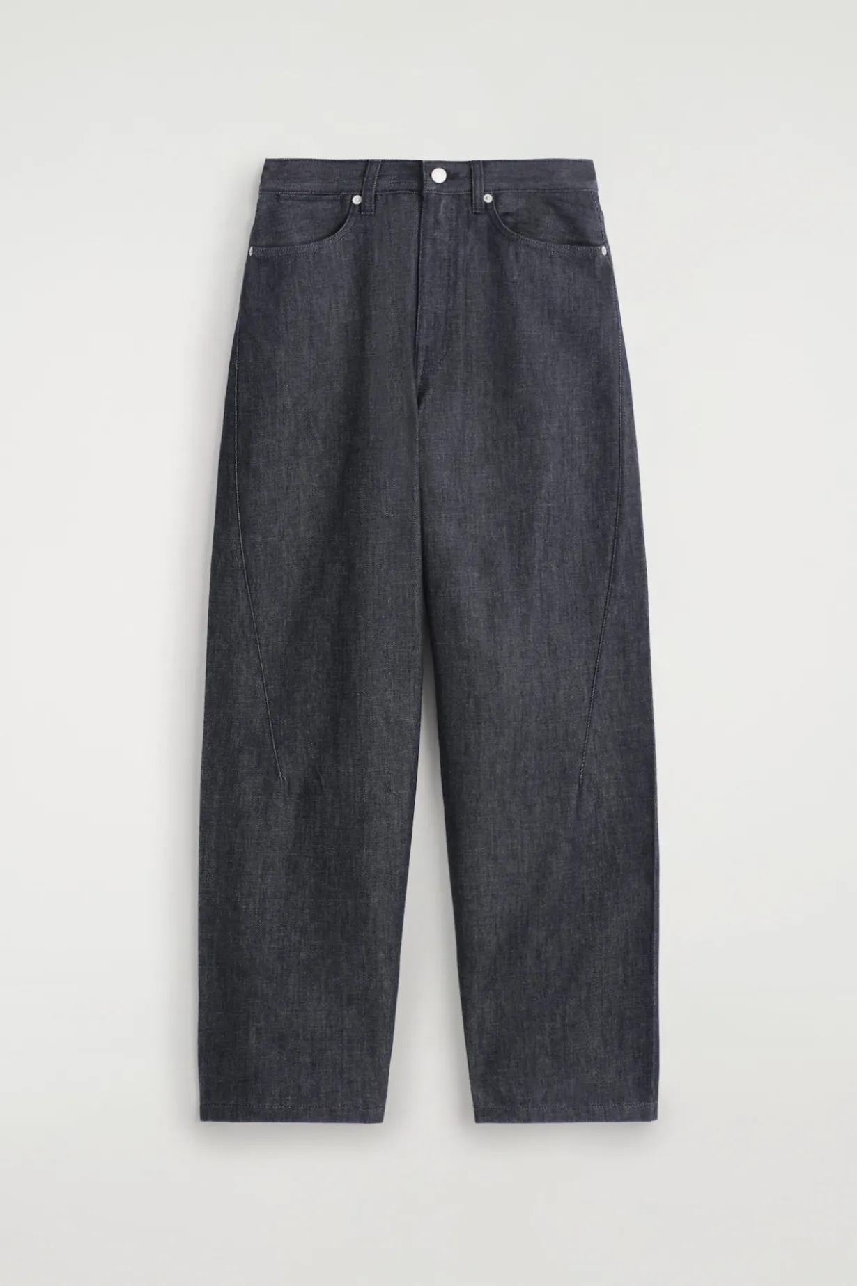 HOSE AUS DENIM MIT BARREL-BEIN