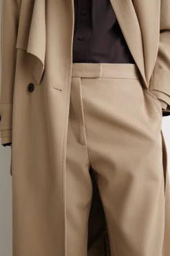 HOSE AUS TWILL MIT GERADEM BEIN
