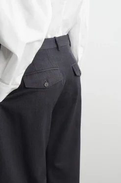HOSE AUS WOLL-MIX MIT BARREL-BEIN