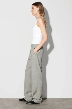 HOSE AUS WOLL-MIX MIT GERADEM BEIN