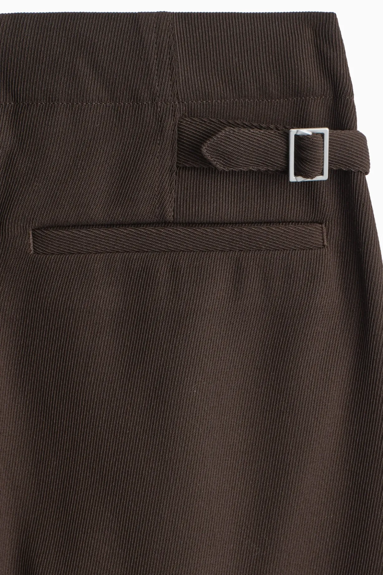 HOSE AUS WOLL-MIX MIT GERADEM BEIN UND FALTEN