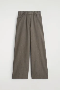 HOSE AUS WOLL-MIX MIT WEITEM BEIN