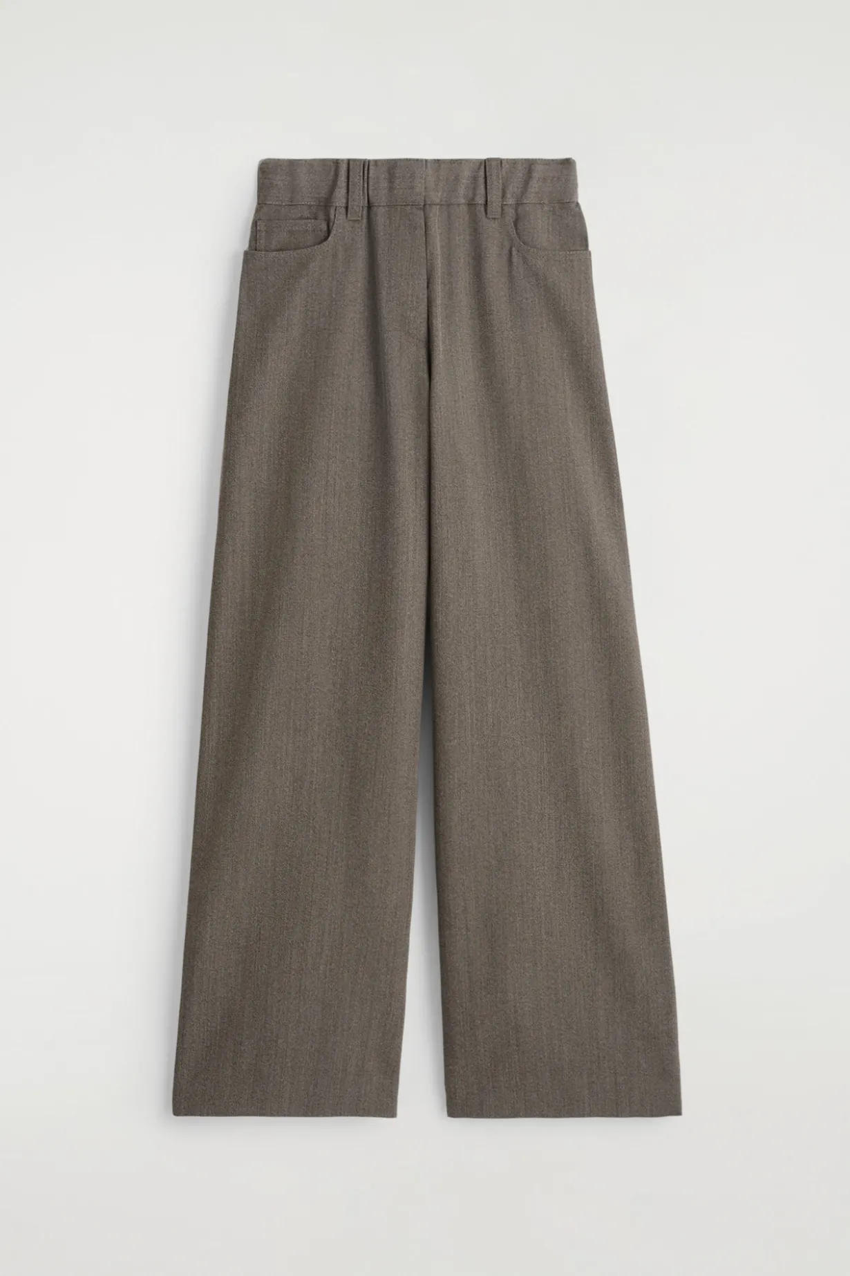 HOSE AUS WOLL-MIX MIT WEITEM BEIN