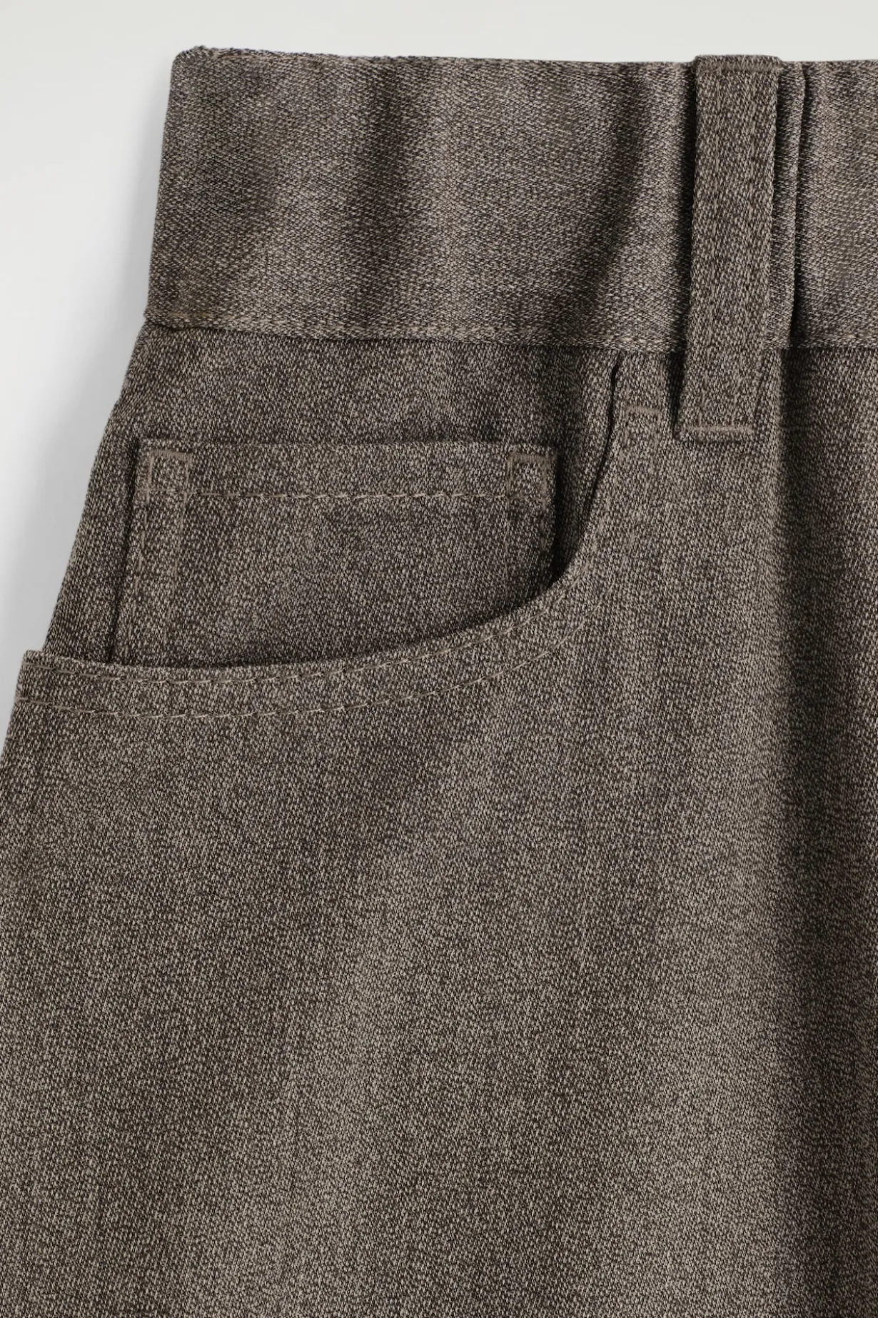 HOSE AUS WOLL-MIX MIT WEITEM BEIN
