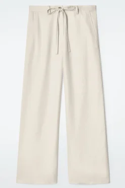 HOSE MIT WEITEM BEIN UND BINDEDETAIL