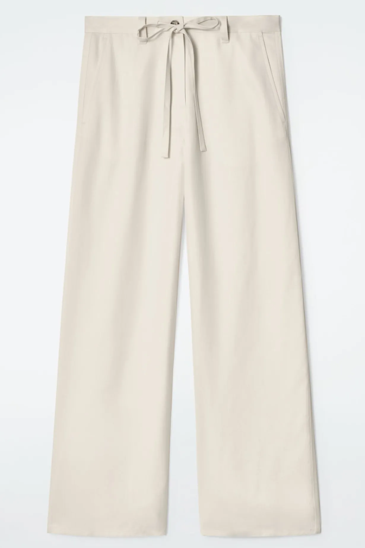 HOSE MIT WEITEM BEIN UND BINDEDETAIL