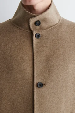 JACKE AUS DOUBLEFACE-WOLLE MIT KRAGEN