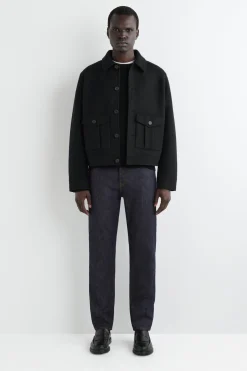 JACKE AUS GEKOCHTER WOLLE