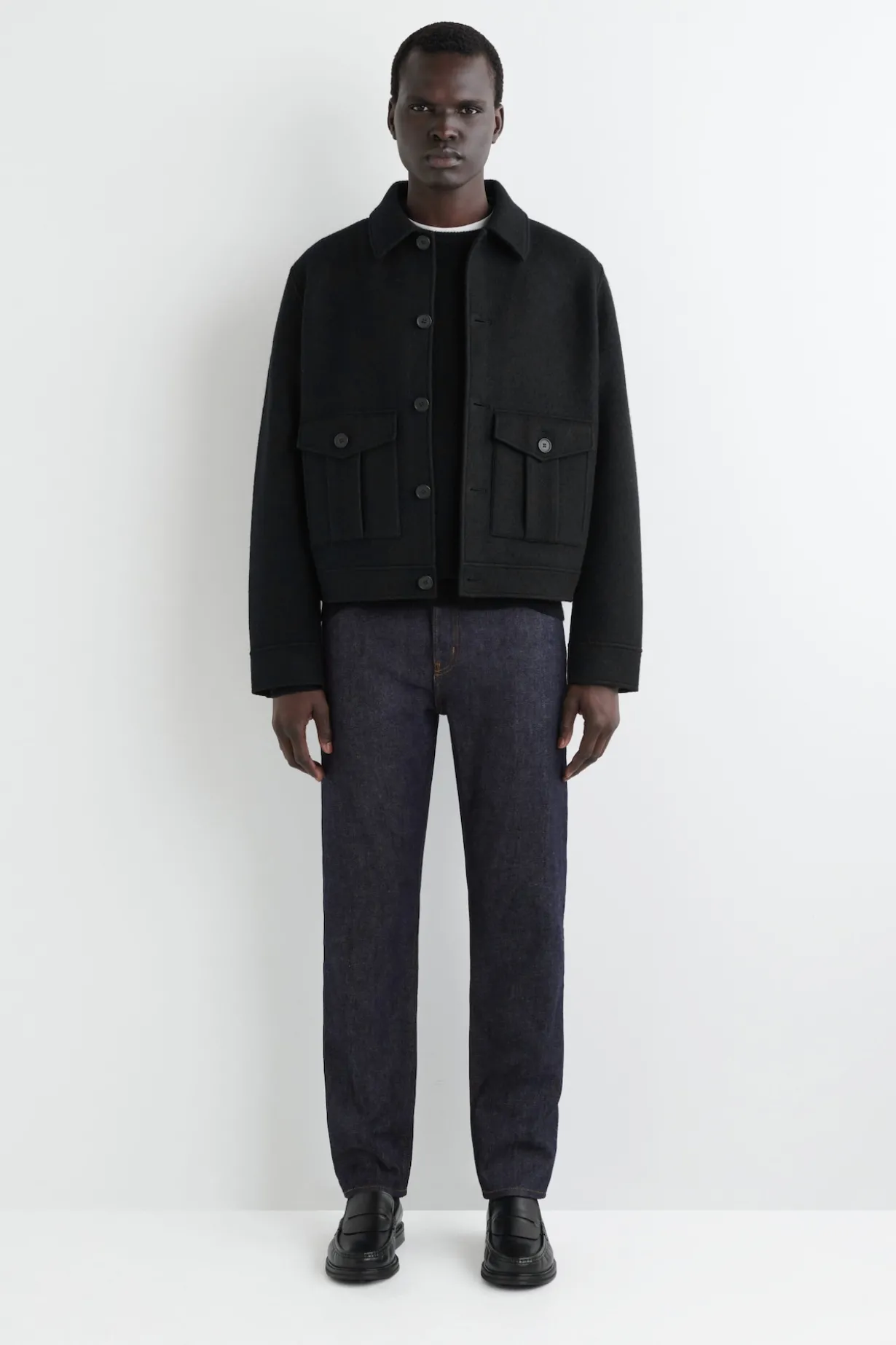 JACKE AUS GEKOCHTER WOLLE