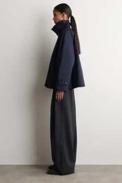 JACKE IN A-LINIE AUS BAUMWOLL-TWILL