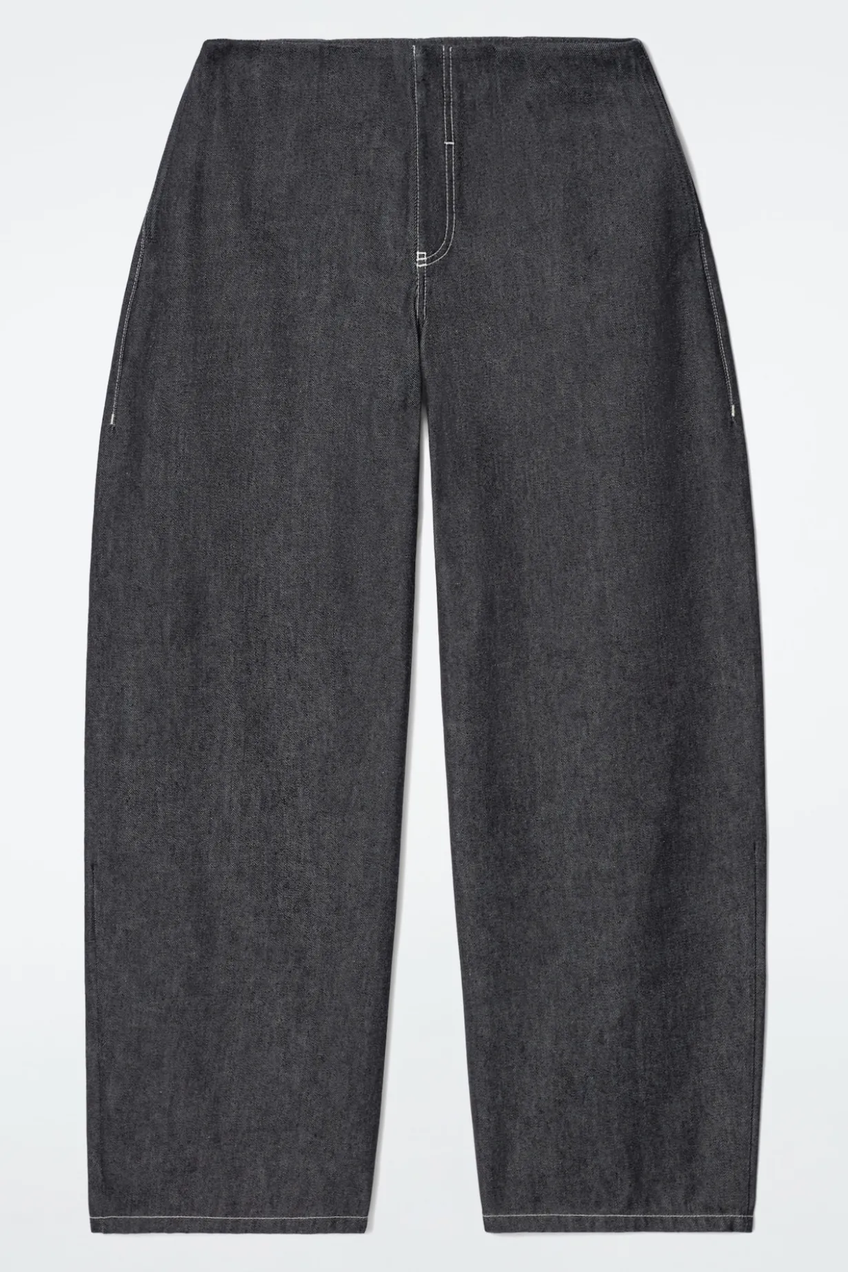 JEANS AUS DENIM MIT BARREL-BEIN