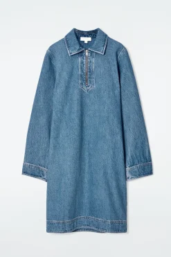 JEANSKLEID MIT KURZEM REISSVERSCHLUSS