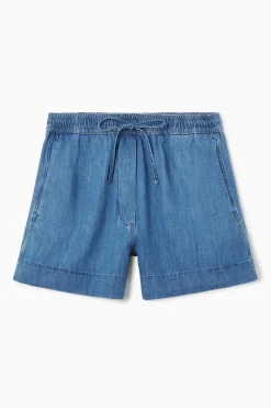 JEANSSHORTS MIT KORDELZUGBUND