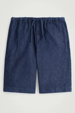 JEANSSHORTS MIT KORDELZUGBUND