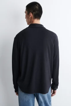 JERSEYHEMD AUS WOLL-MIX