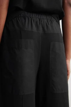 JERSEYHOSE MIT POPELINE-EINSÄTZEN