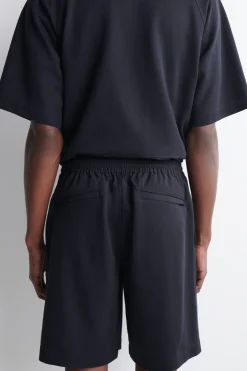 JERSEY-SHORTS MIT EINSÄTZEN UND ELASTISCHEM BUND