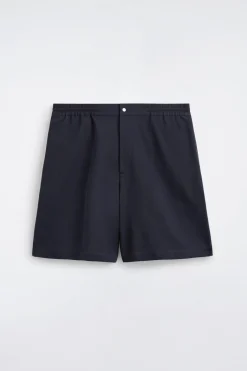 JERSEY-SHORTS MIT EINSÄTZEN UND ELASTISCHEM BUND