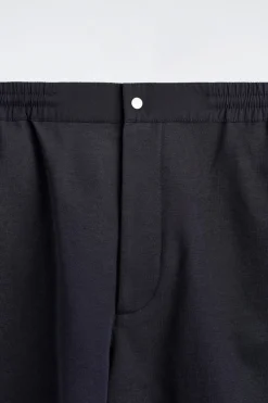 JERSEY-SHORTS MIT EINSÄTZEN UND ELASTISCHEM BUND