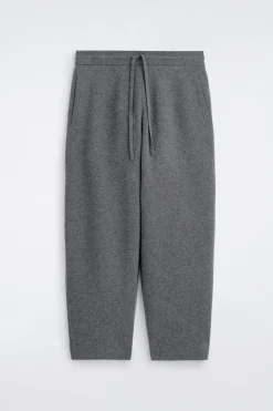 JOGGINGHOSE AUS MERINOWOLLE MIT BARREL-BEIN