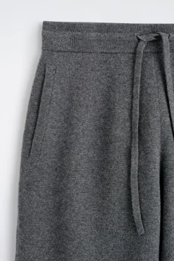 JOGGINGHOSE AUS MERINOWOLLE MIT BARREL-BEIN