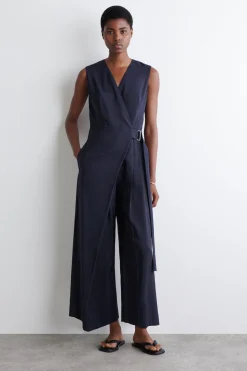 JUMPSUIT MIT WICKELFRONT