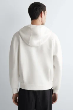 KAPUZENJACKE AUS BAUMWOLL-PIQUÉ