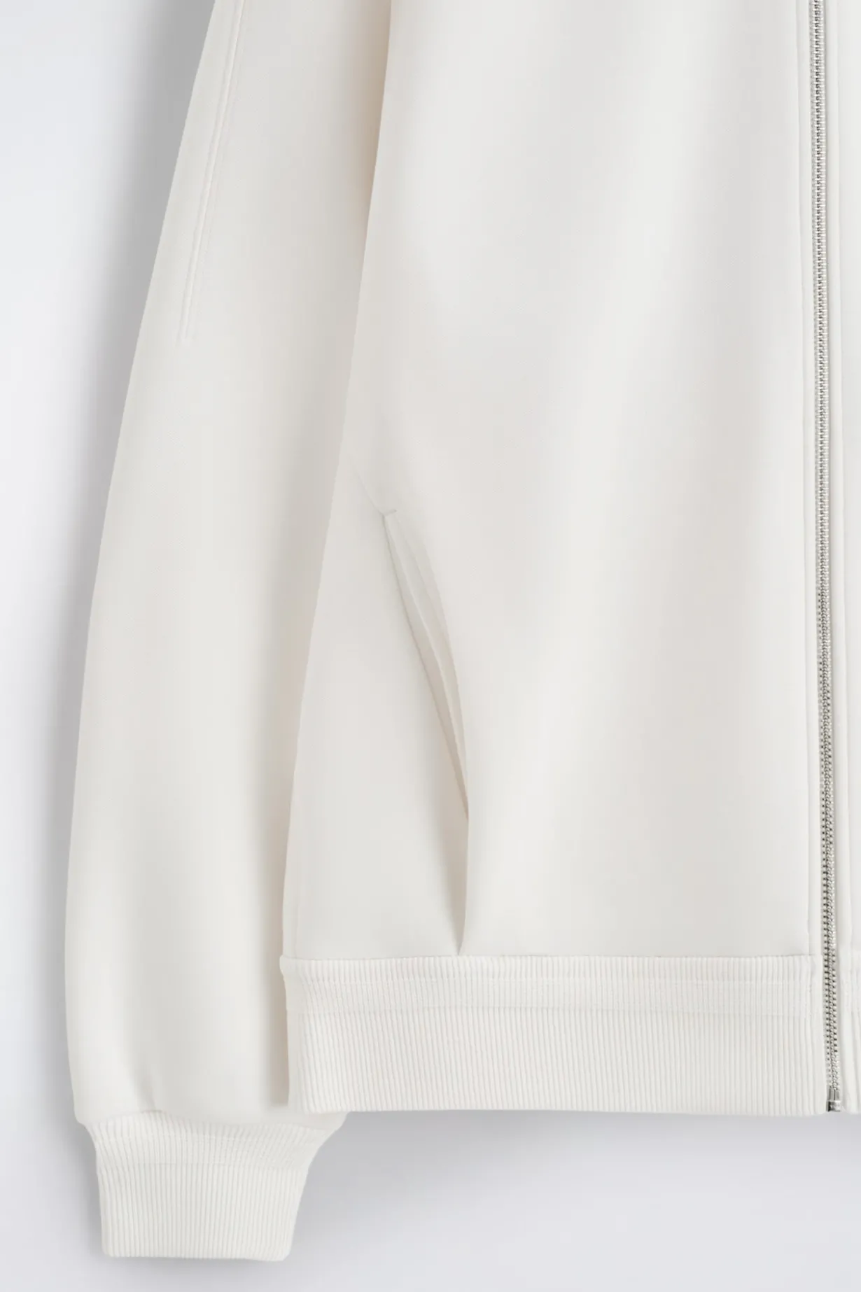 KAPUZENJACKE AUS BAUMWOLL-PIQUÉ