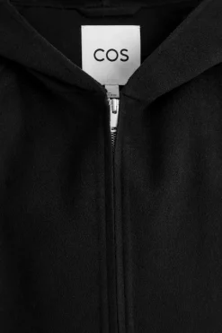 KAPUZENJACKE AUS DOUBLEFACE-WOLLE