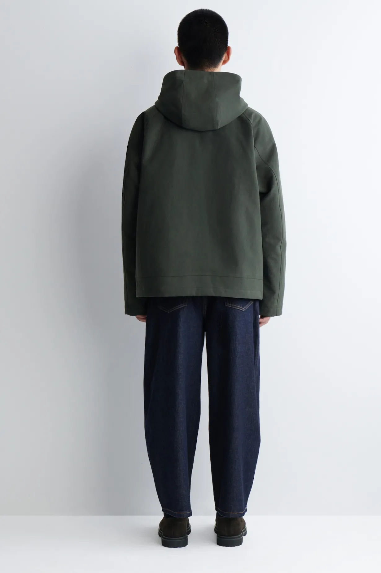 KAPUZENJACKE AUS TECHNISCHER BAUMWOLLE