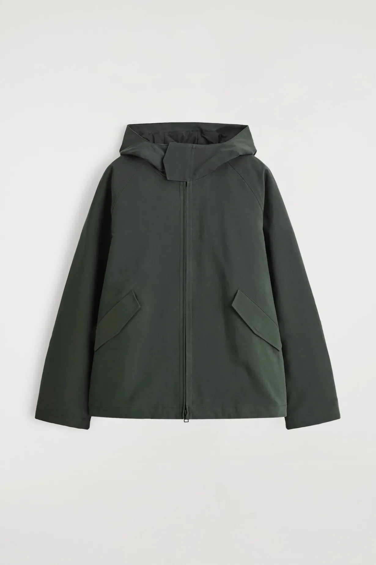KAPUZENJACKE AUS TECHNISCHER BAUMWOLLE