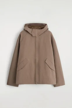 KAPUZENJACKE AUS TECHNISCHER BAUMWOLLE