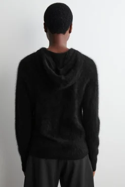 KAPUZENPULLOVER AUS GEBÜRSTETEM KASCHMIR