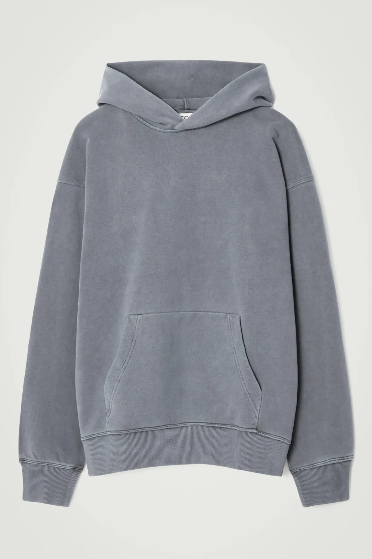 KAPUZENPULLOVER AUS VORGEWASCHENEM BAUMWOLLJERSEY
