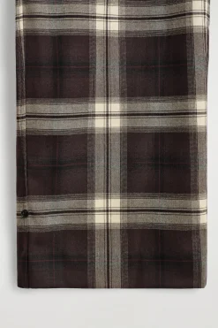 KARIERTE HOSE MIT BARREL-BEIN