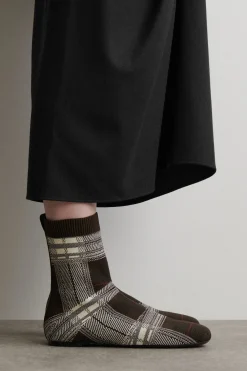 KARIERTE SOCK BOOTS
