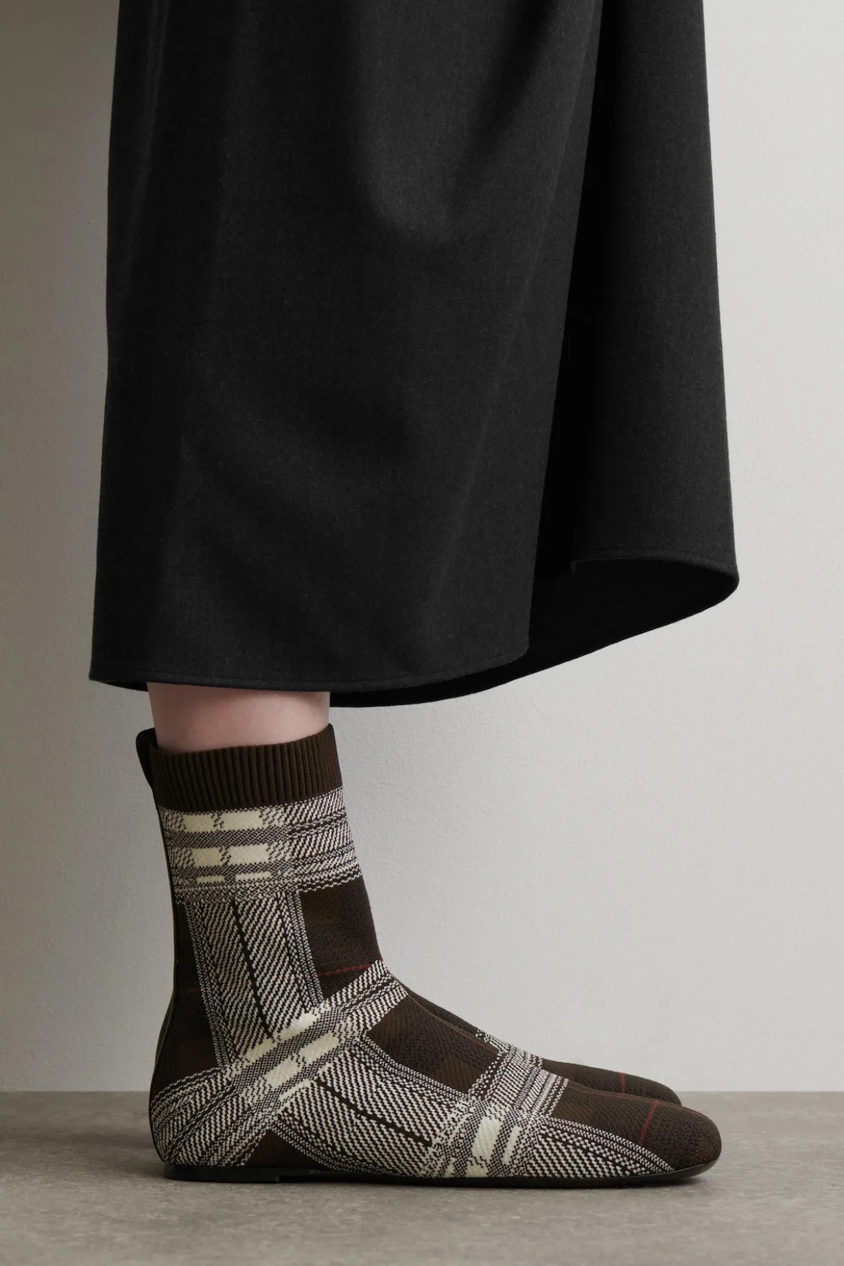 KARIERTE SOCK BOOTS