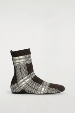 KARIERTE SOCK BOOTS