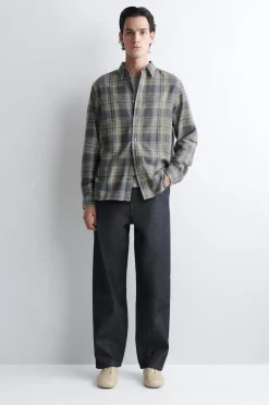 KARIERTES HEMD AUS BAUMWOLL-TWILL