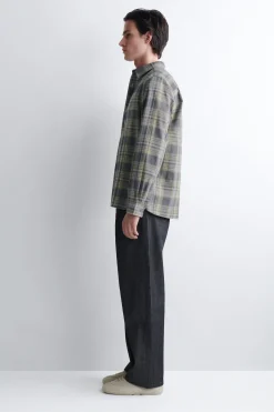 KARIERTES HEMD AUS BAUMWOLL-TWILL