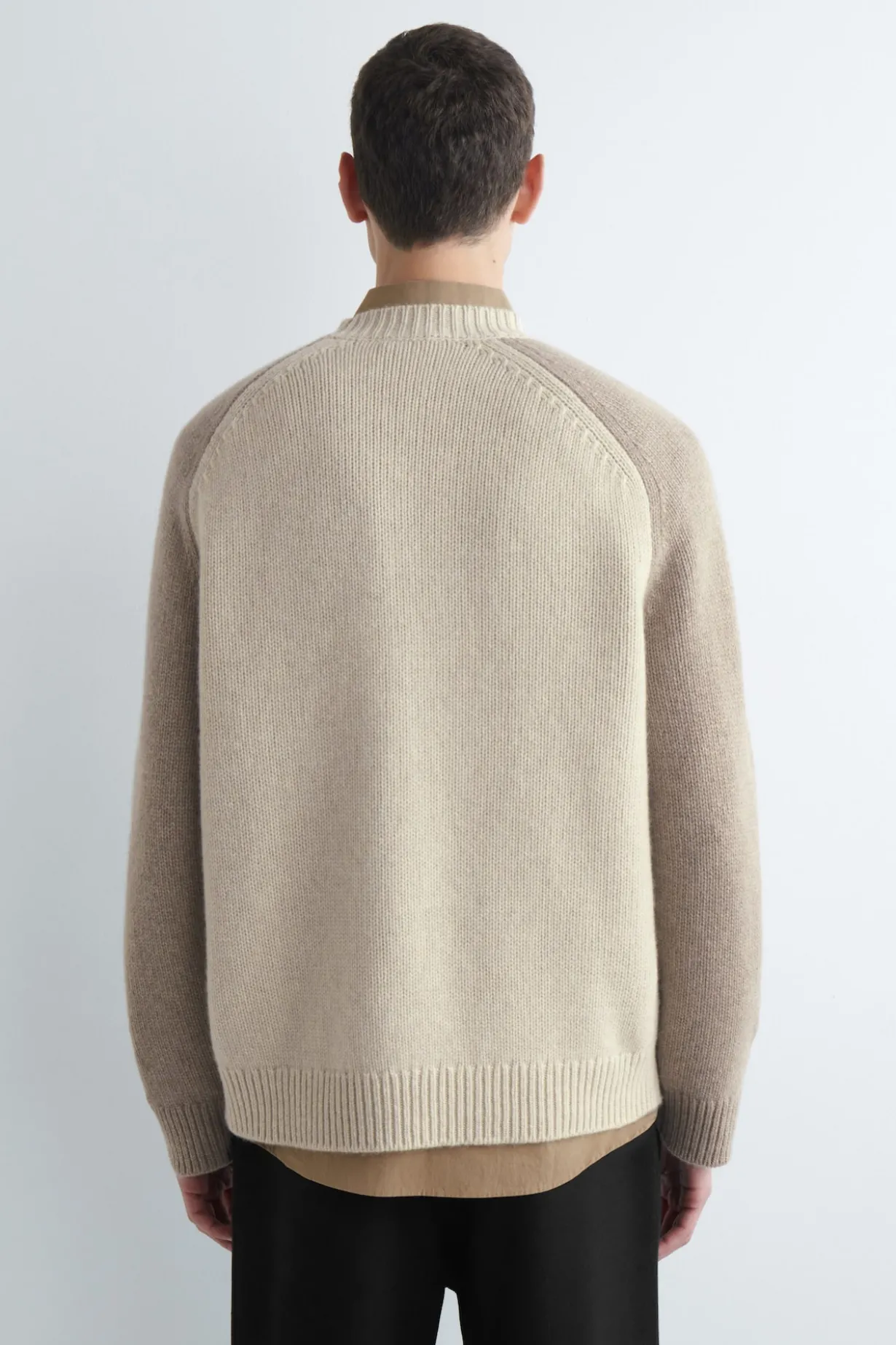 KASCHMIR-PULLOVER MIT COLOUR-BLOCK-DESIGN