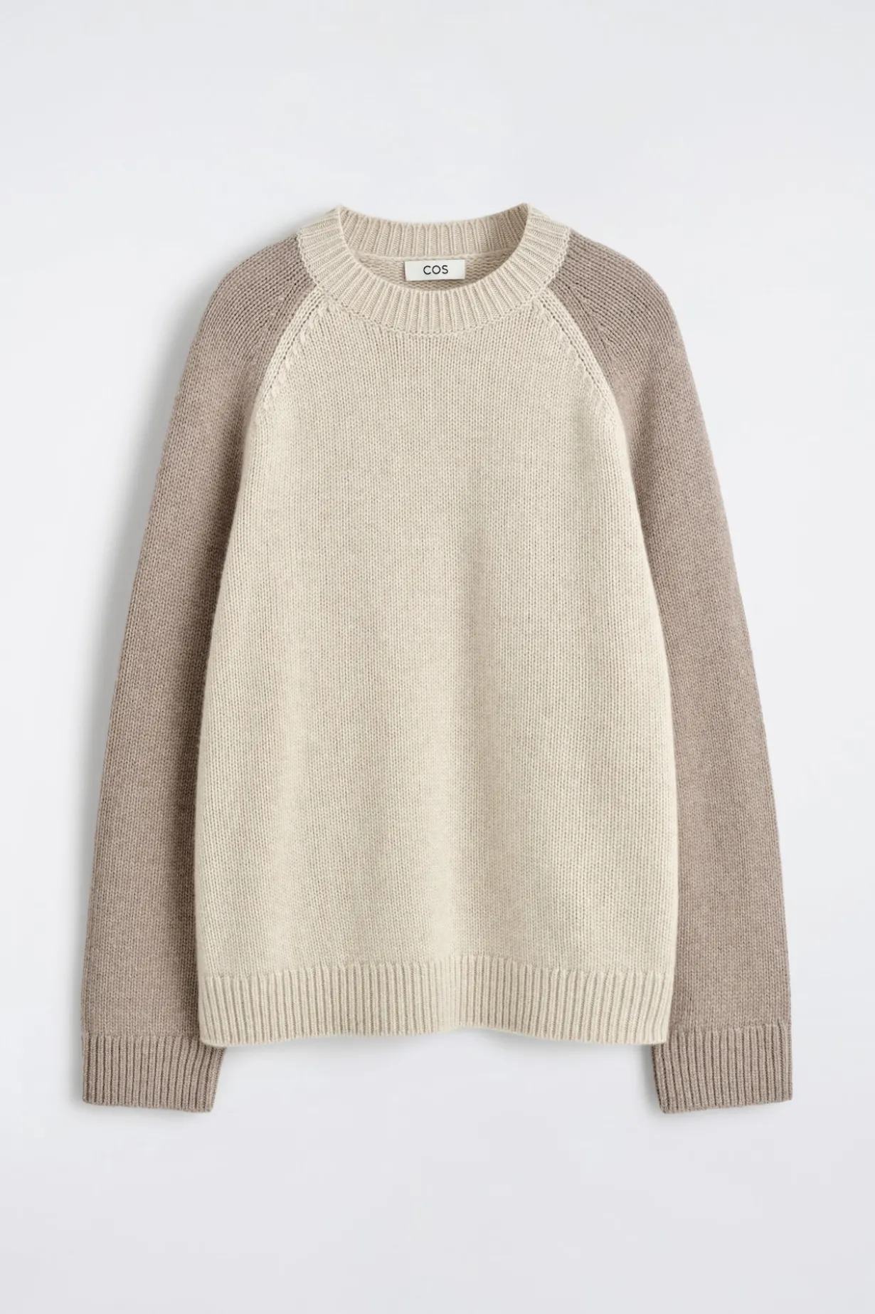 KASCHMIR-PULLOVER MIT COLOUR-BLOCK-DESIGN