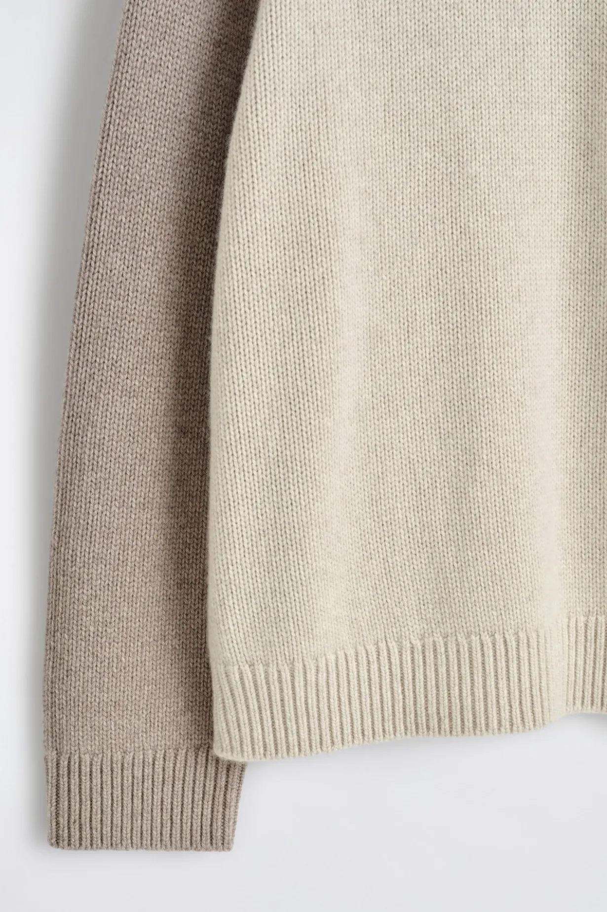KASCHMIR-PULLOVER MIT COLOUR-BLOCK-DESIGN