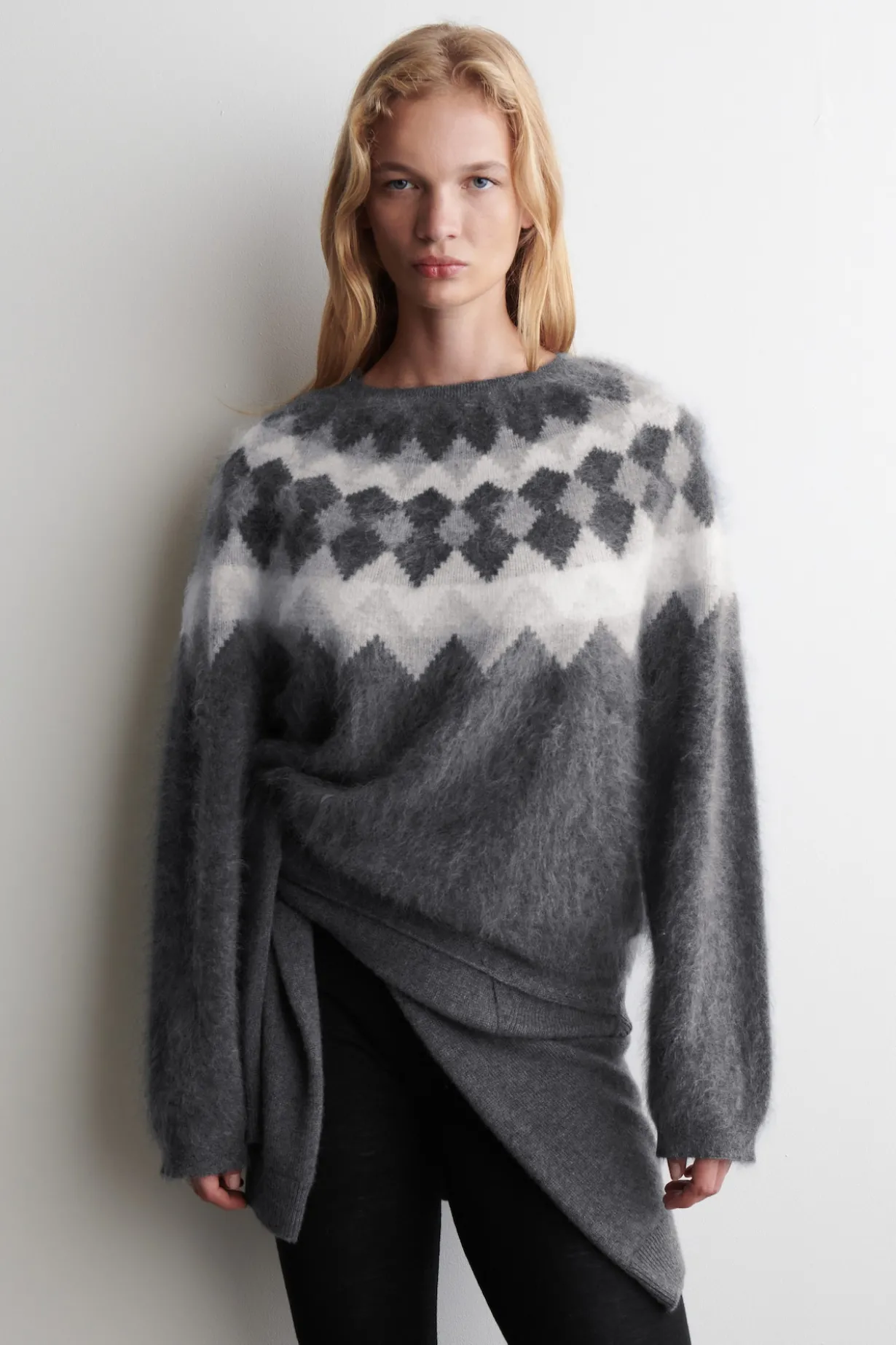 KASCHMIRPULLOVER MIT FAIR-ISLE-MUSTER