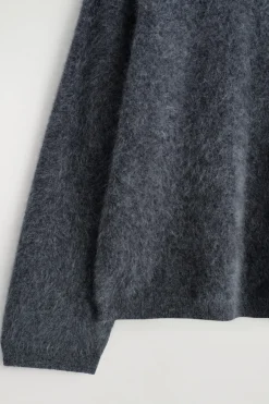 KASCHMIRPULLOVER MIT RUNDHALSAUSSCHNITT