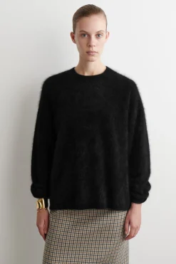 KASCHMIRPULLOVER MIT RUNDHALSAUSSCHNITT
