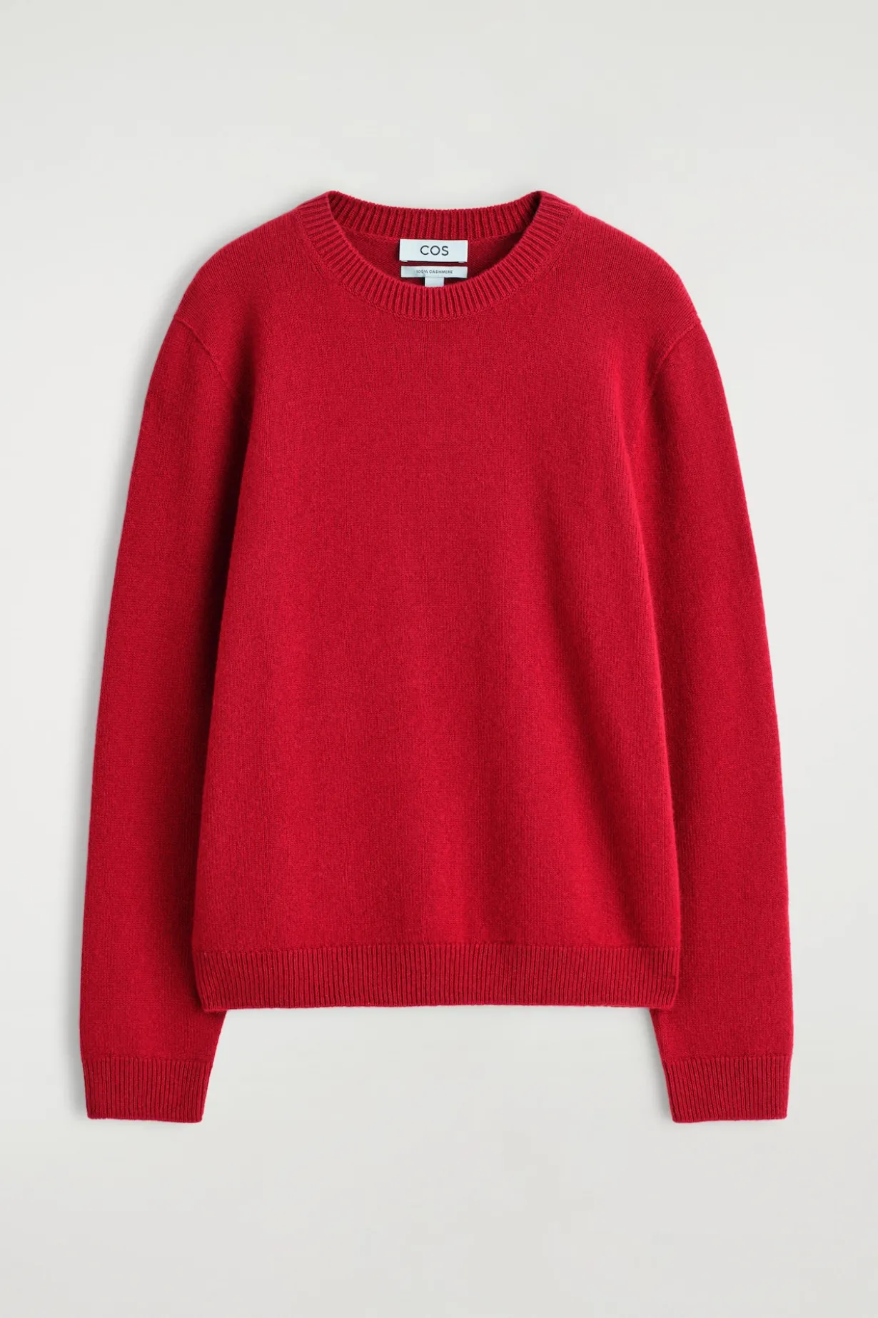 KASCHMIRPULLOVER MIT RUNDHALSAUSSCHNITT