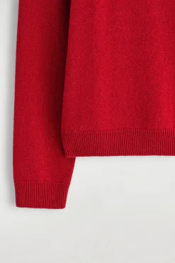 KASCHMIRPULLOVER MIT RUNDHALSAUSSCHNITT